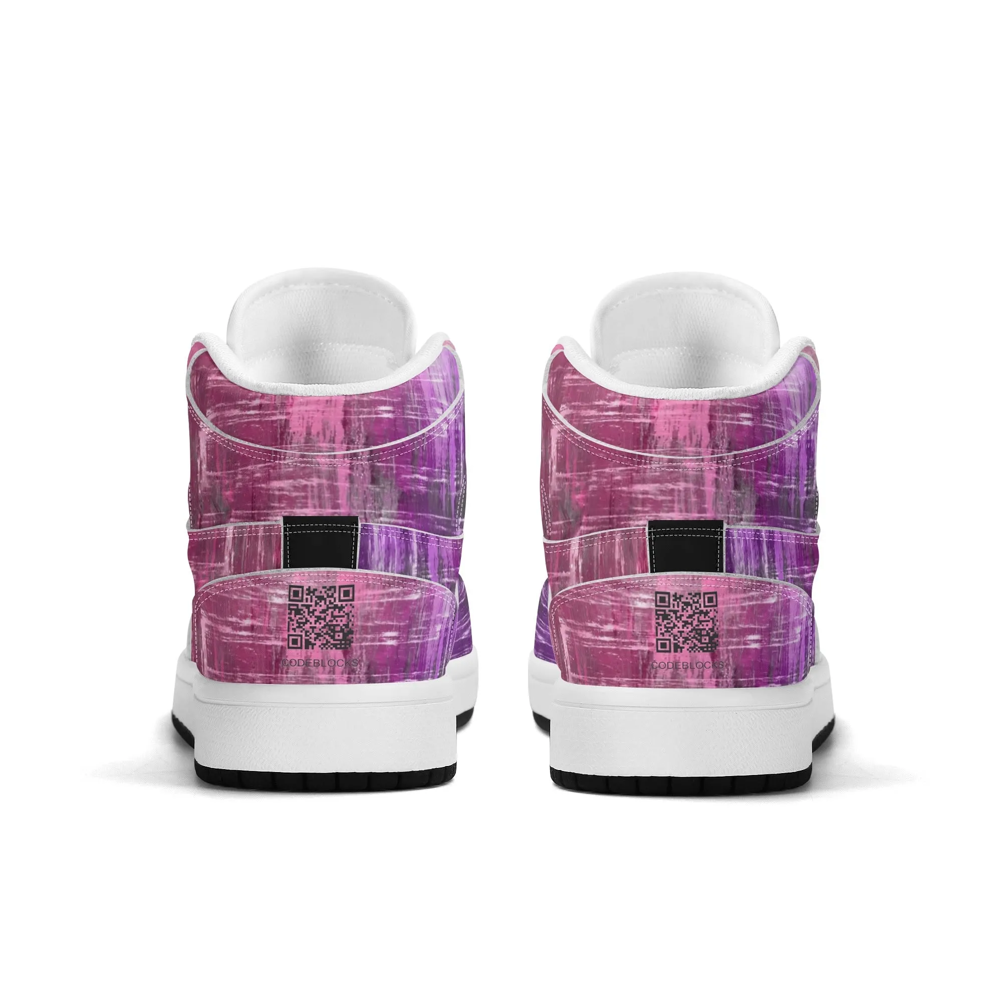 Children Premium High Top Leather Sneakers