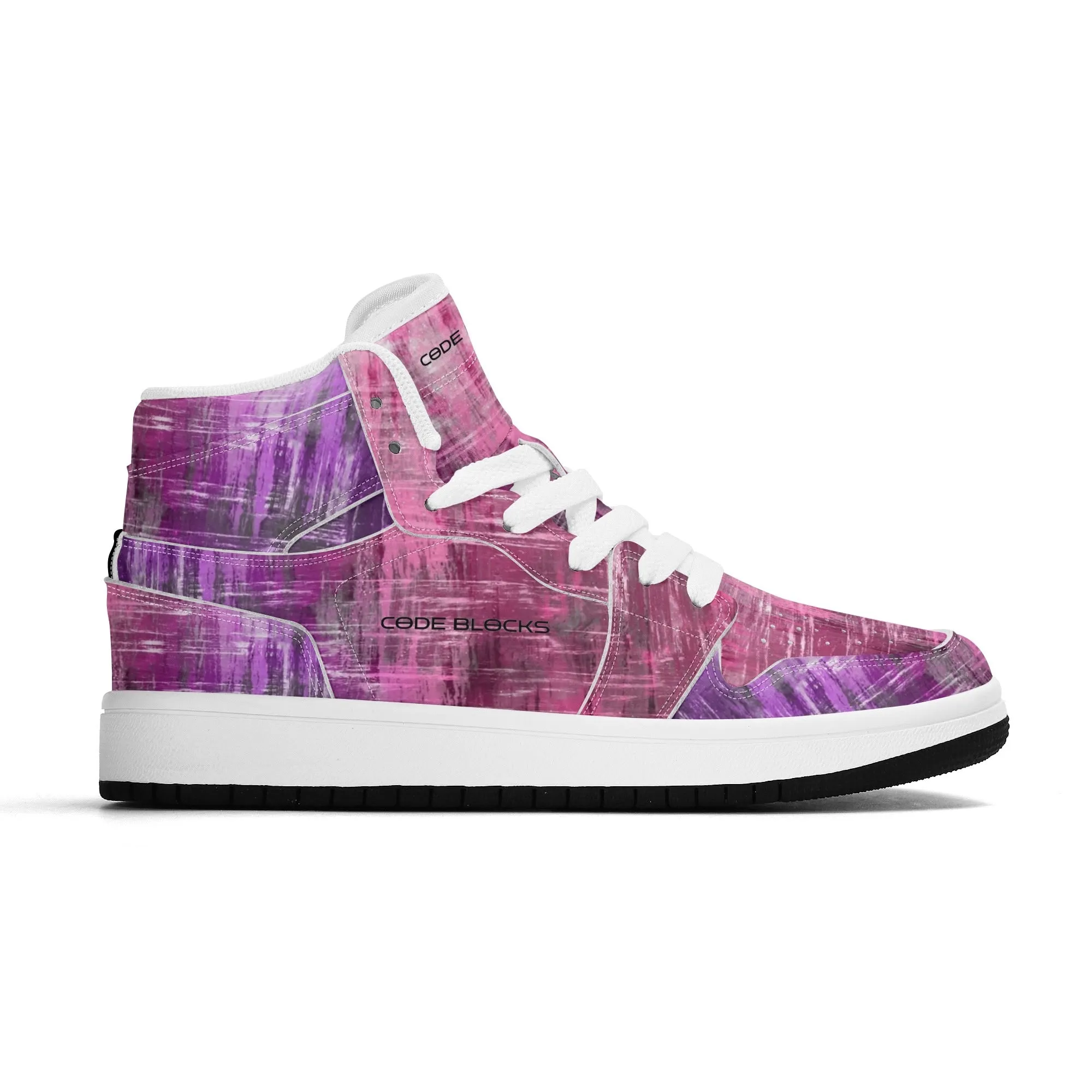 Children Premium High Top Leather Sneakers