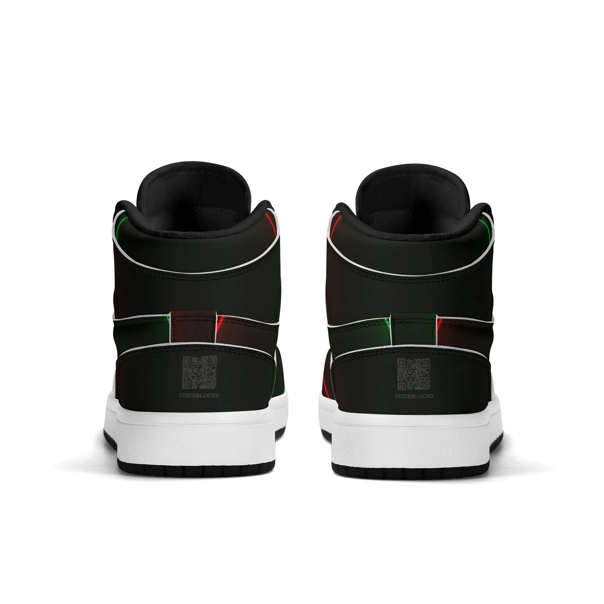 Children Premium High Top Leather Sneakers