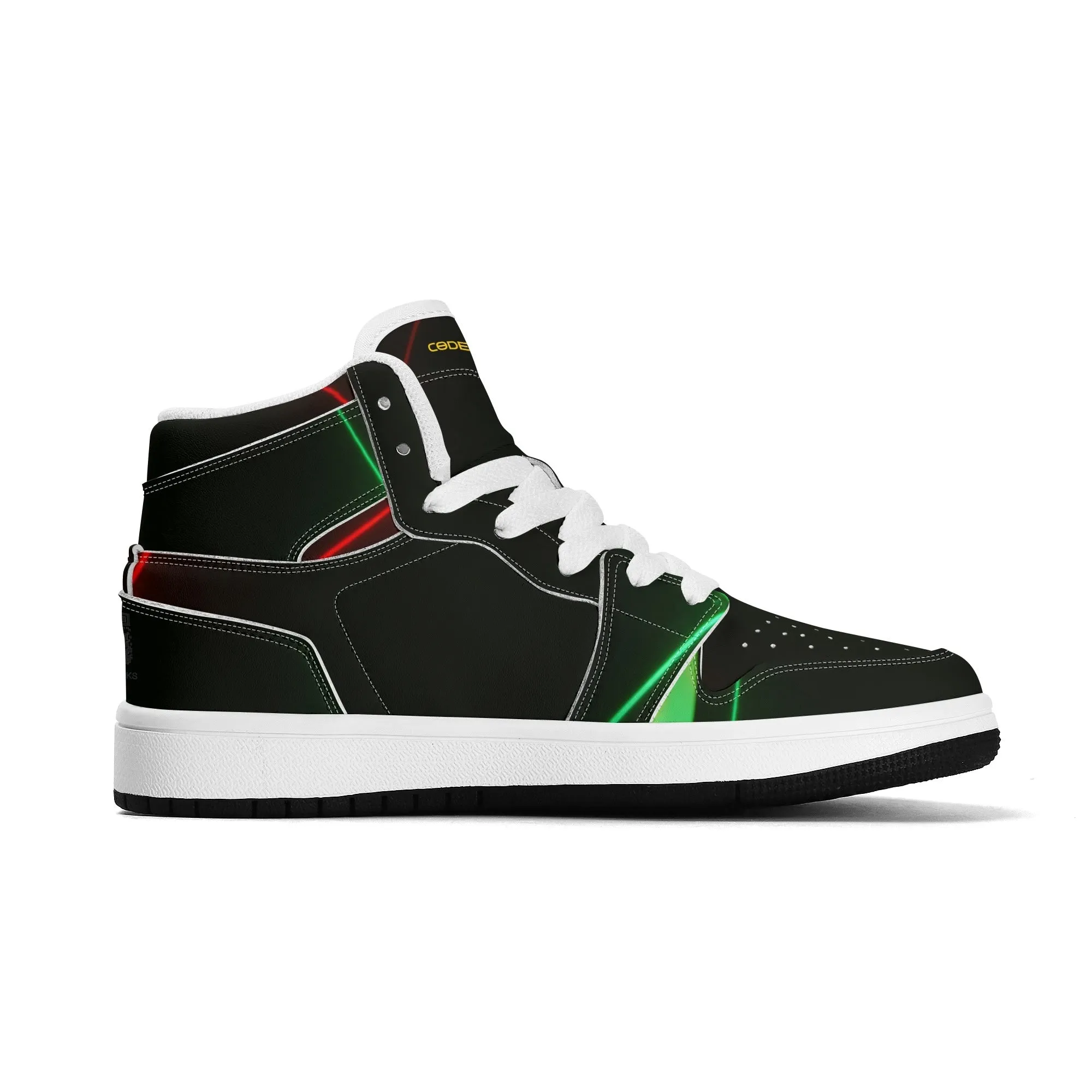 Children Premium High Top Leather Sneakers