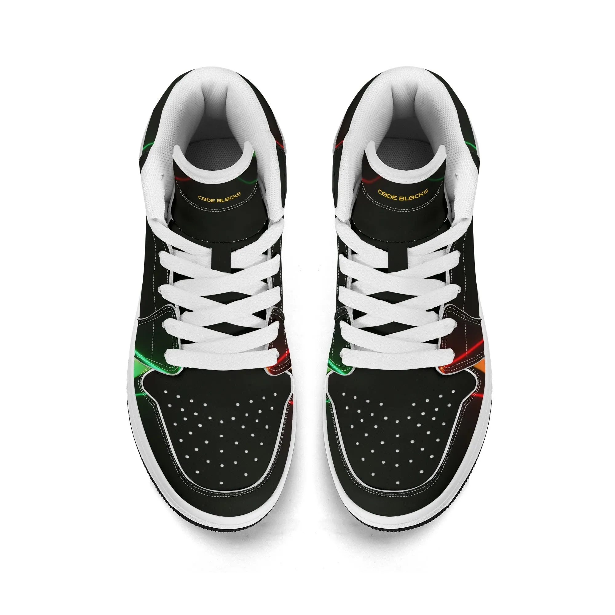 Children Premium High Top Leather Sneakers