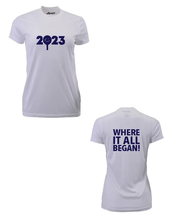 CHS PADDLE SS Performance WHITE Womens Tee