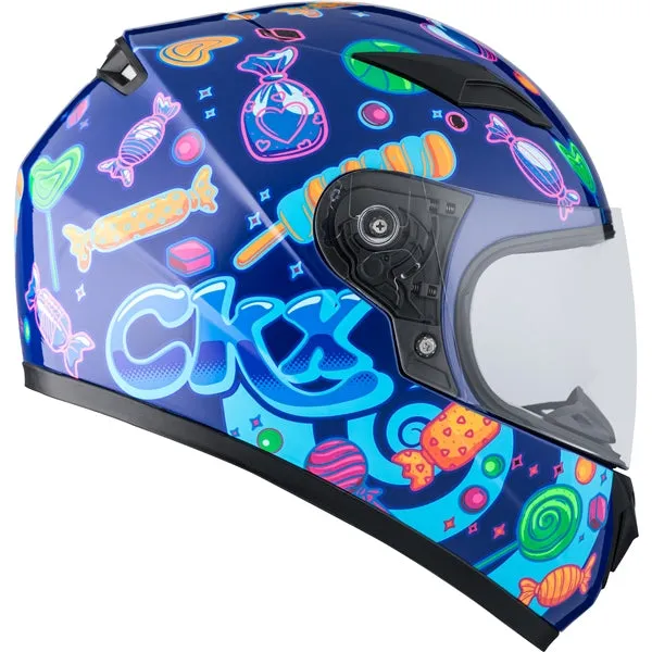 CKX RR519Y Youth Winter Double Lens Full-Face Youth Helmet - Candy Gra