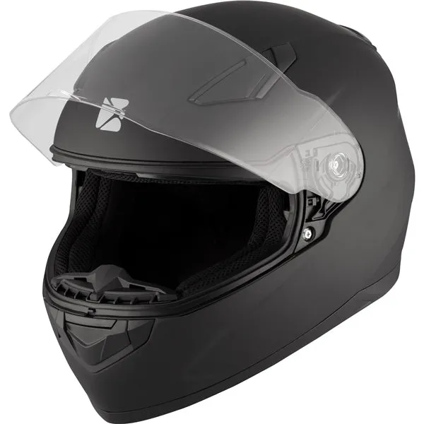 CKX RR619 Full-Face Helmet, Summer Solid Matte Black