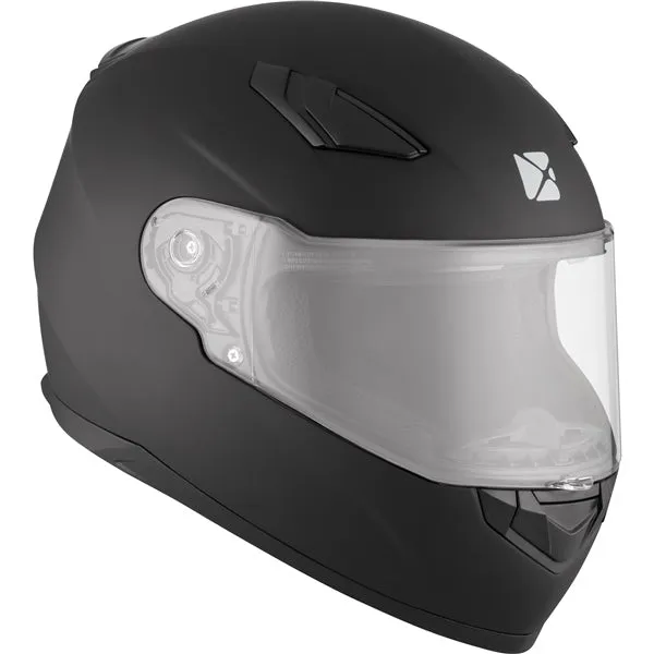 CKX RR619 Full-Face Helmet, Summer Solid Matte Black