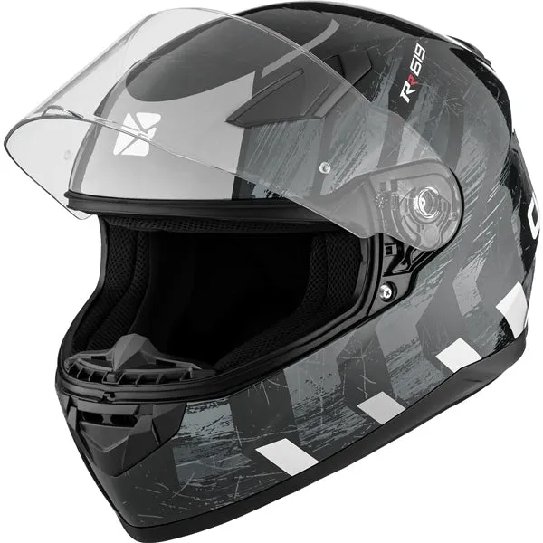 CKX RR619 Full-Face Motorcycle Helmet - Frontier Graphic