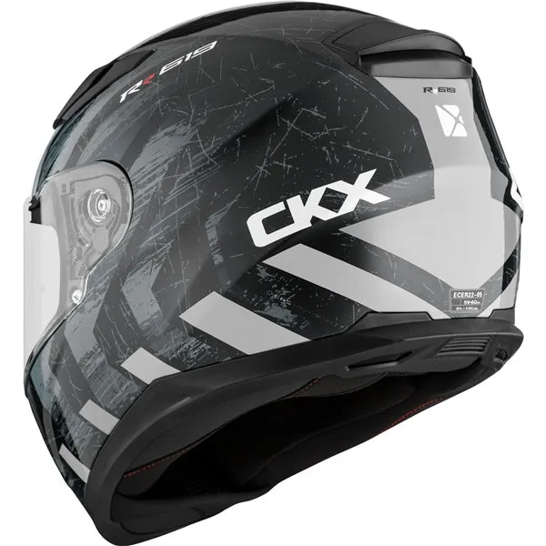 CKX RR619 Full-Face Motorcycle Helmet - Frontier Graphic