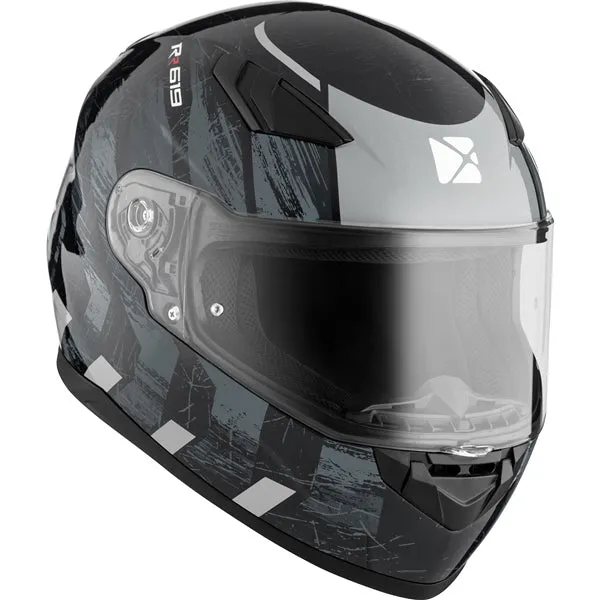 CKX RR619 Full-Face Motorcycle Helmet - Frontier Graphic
