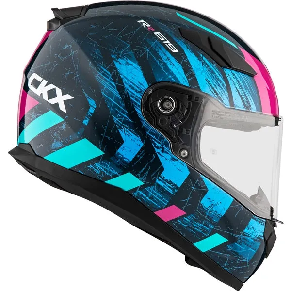 CKX RR619 Full-Face Motorcycle Helmet - Frontier Graphic