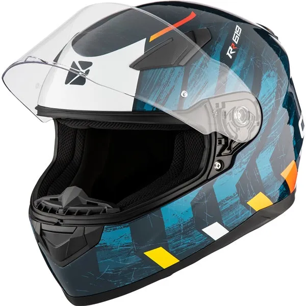 CKX RR619 Full-Face Motorcycle Helmet - Frontier Graphic