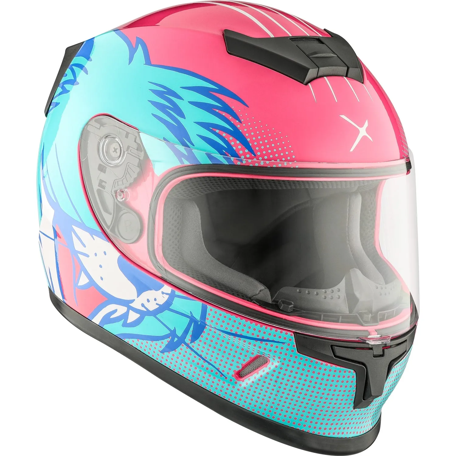 CKX Youth RR24Y Cat Full-Face Helmet with Single Shield