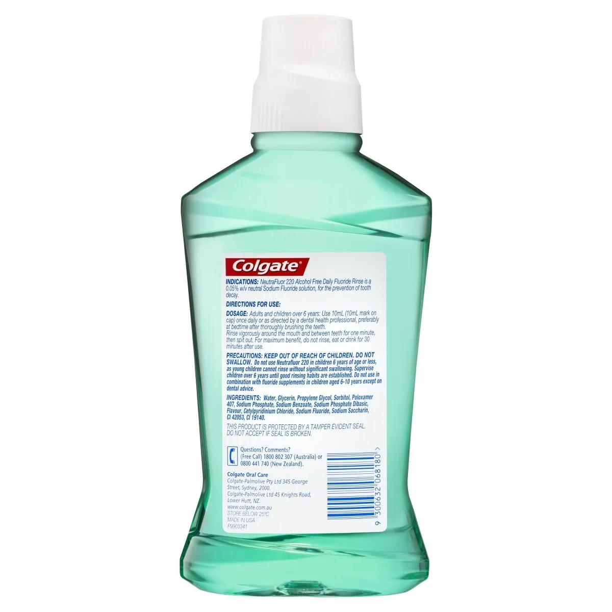 Colgate NeutraFluor 220 Mouthwash Mint 473mL