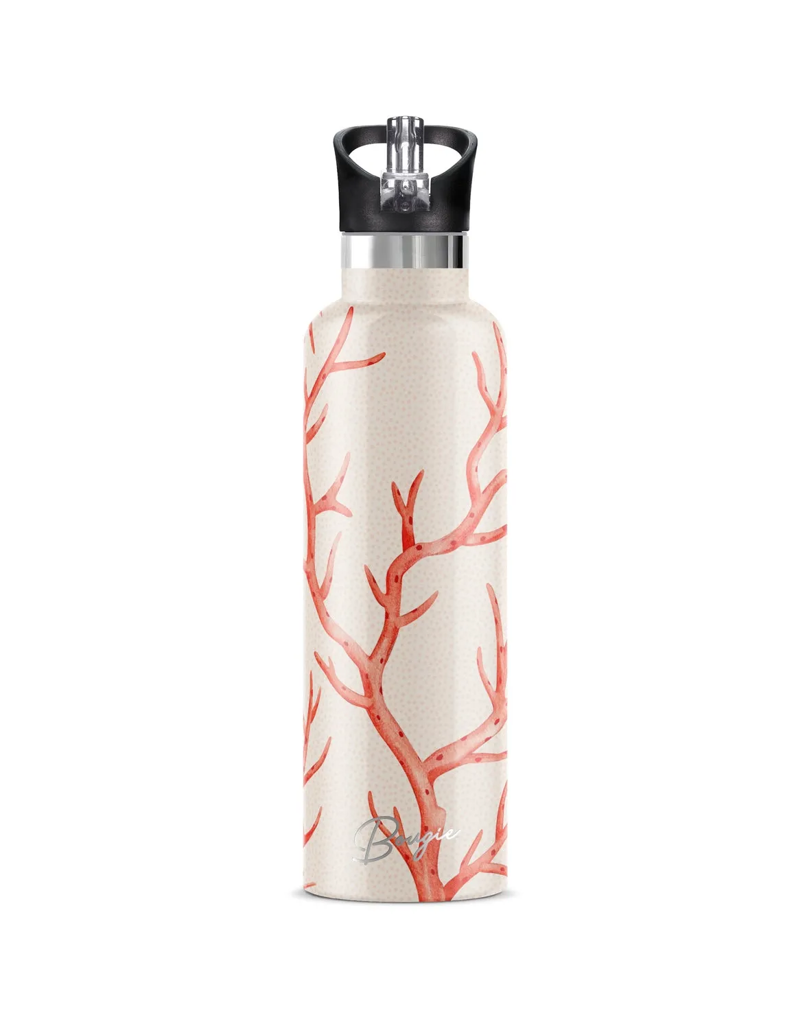 Corallia Coral - Peach 25 oz Insulated Water Bottle
