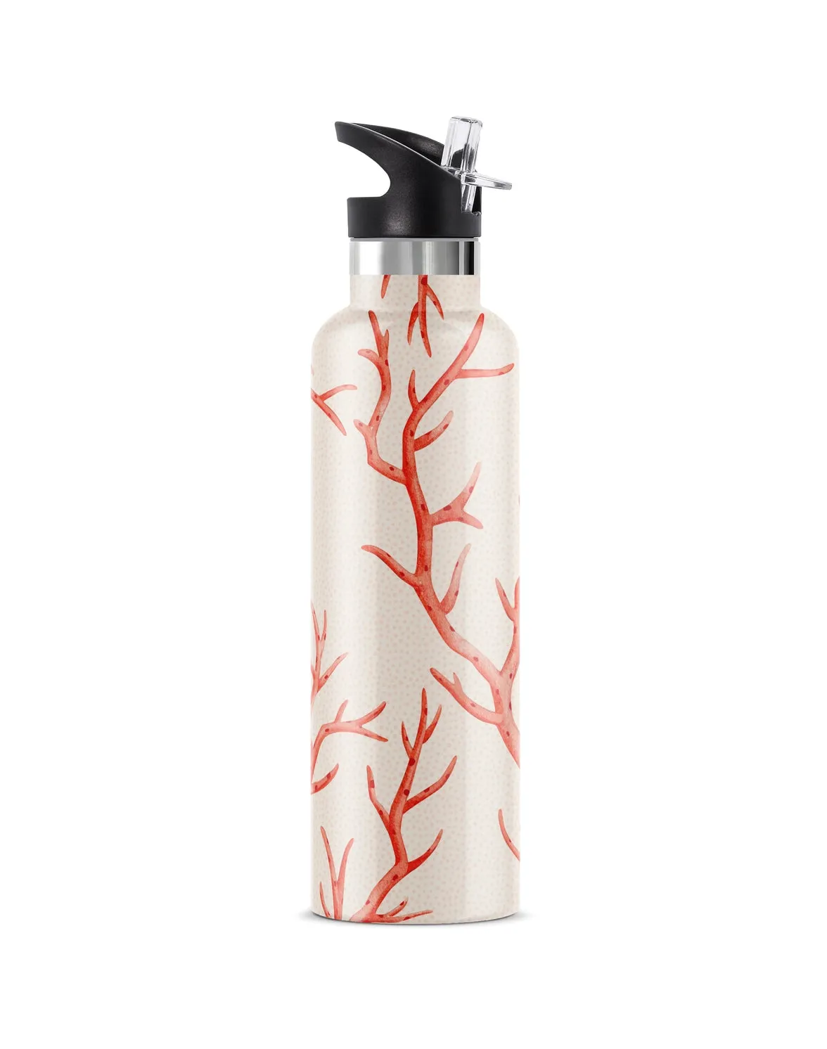 Corallia Coral - Peach 25 oz Insulated Water Bottle