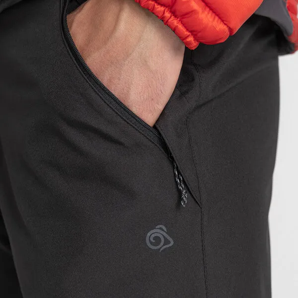 Craghoppers Men's Steall II Thermo Waterproof Trousers | Black CMW808