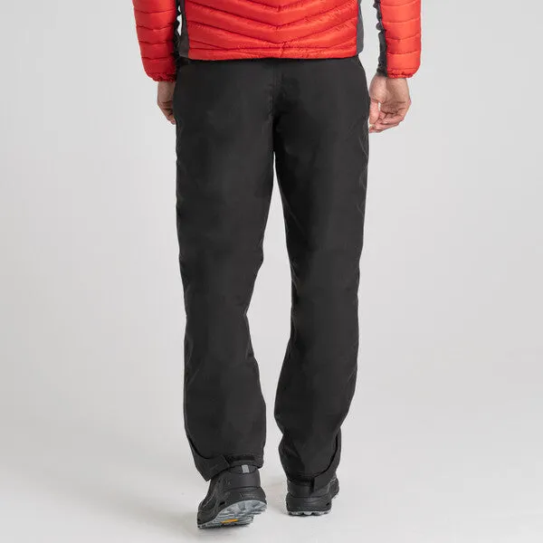 Craghoppers Men's Steall II Thermo Waterproof Trousers | Black CMW808