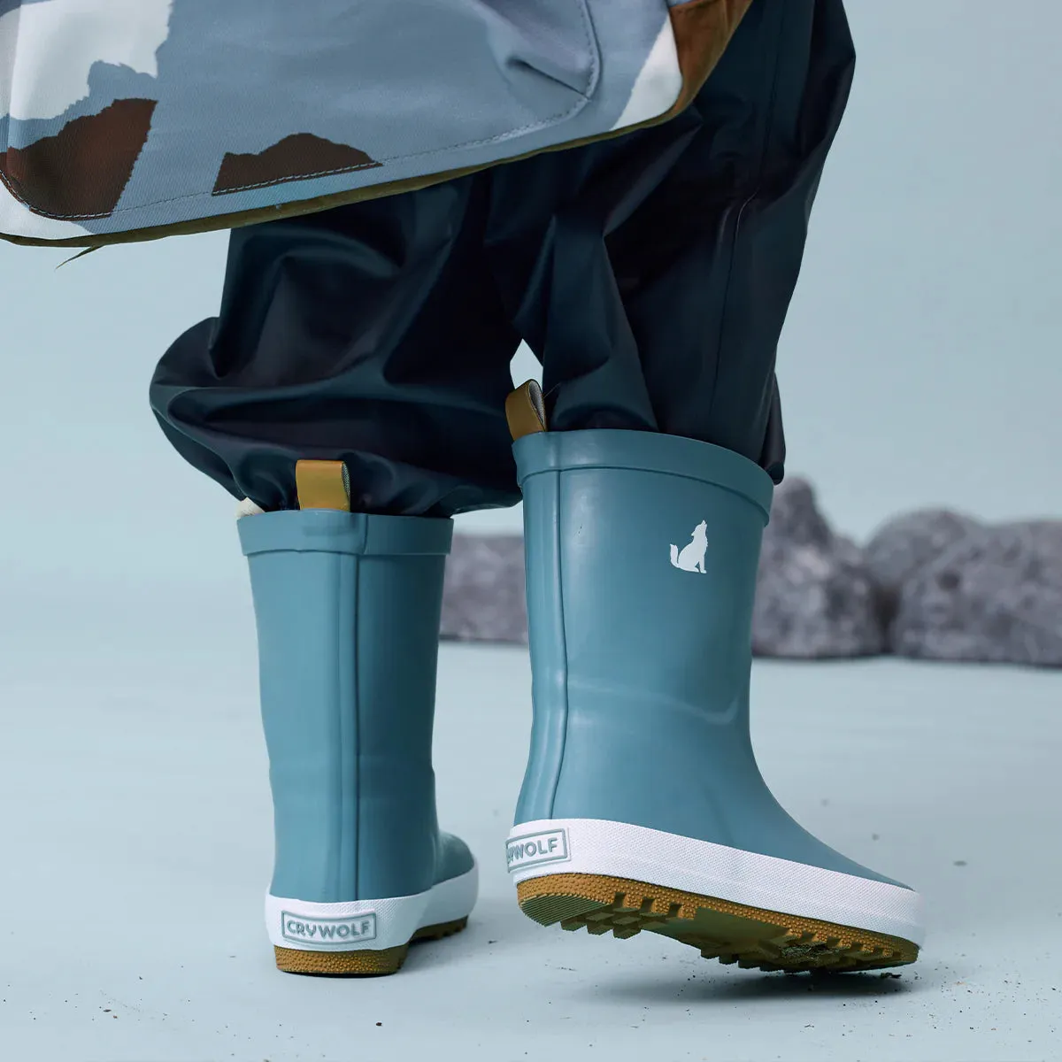 Crywolf | Rain Boots - Stone Blue