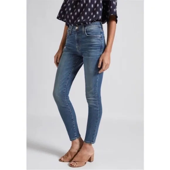 Current/Elliott The Stiletto Skinny Cropped Jean in Carnival NWT