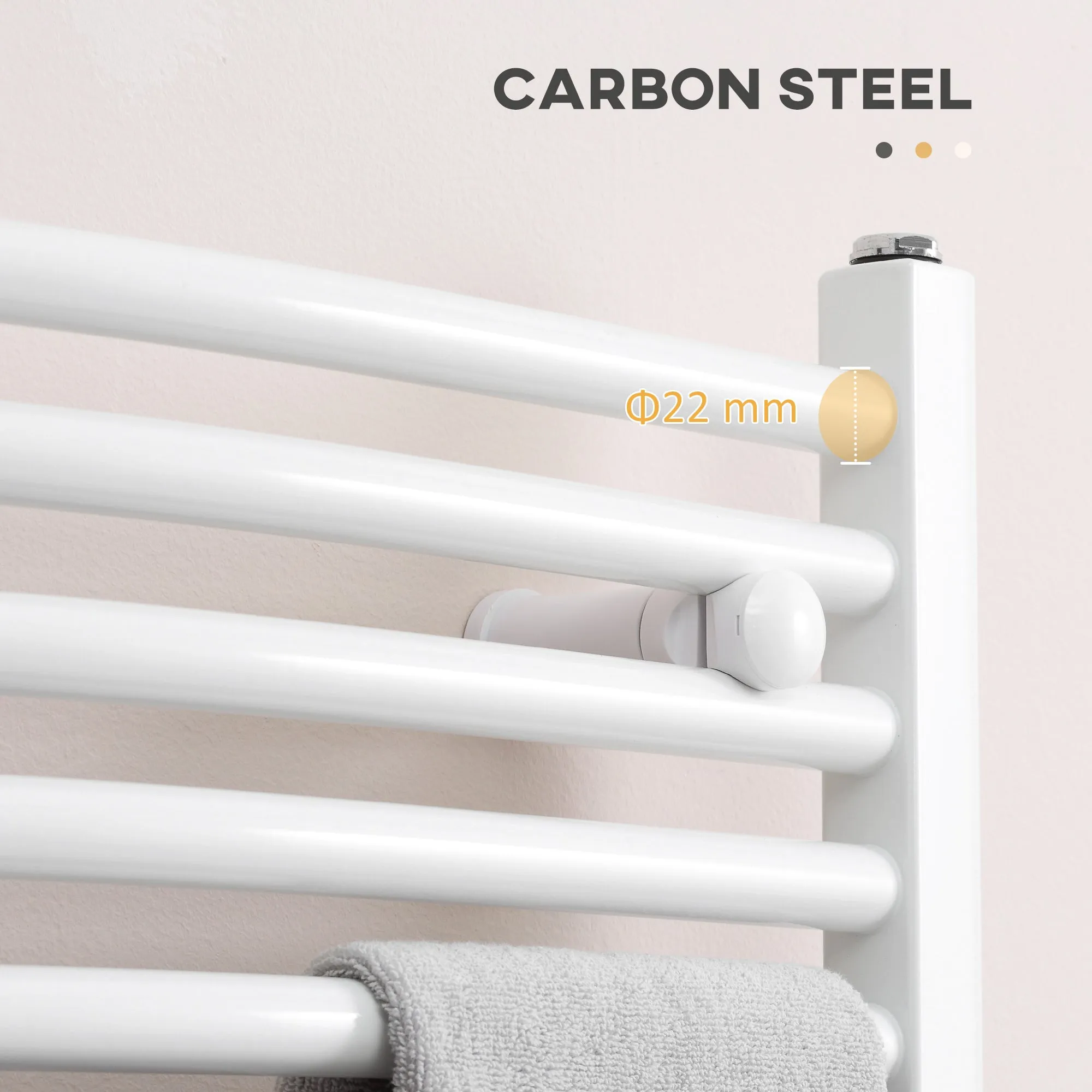 Curved Heated Towel Rail