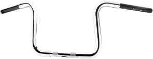 Cyclesmiths 113CA10TBWH 1-1/4in. California Lane-Splitter Ape Handlebar for 1in. Clamp Area - 10in. Rise - Chrome