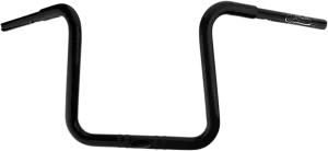 Cyclesmiths 113CA12NS14BPH 1-1/4in. California Lane-Splitter Ape Handlebar for 1-1/4in. Clamp Area - 12in. Rise - Gloss Black