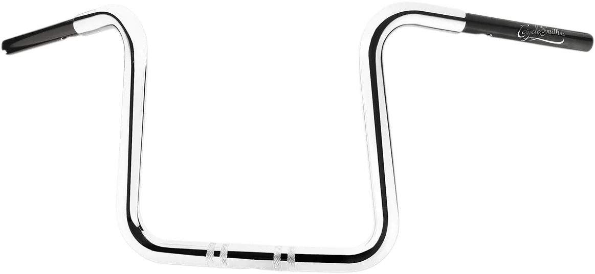 Cyclesmiths 113CA12NSTBWH 1-1/4in. California Lane-Splitter Ape Handlebar for 1-1/4in. Clamp Area - 12in. Rise - Chrome