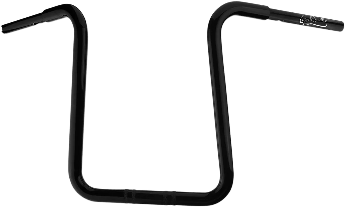 Cyclesmiths 113CA16NSTBWBPH 1-1/4in. California Lane-Splitter Ape Handlebar for 1-1/4in. Clamp Area - 16in. Rise - Gloss Black