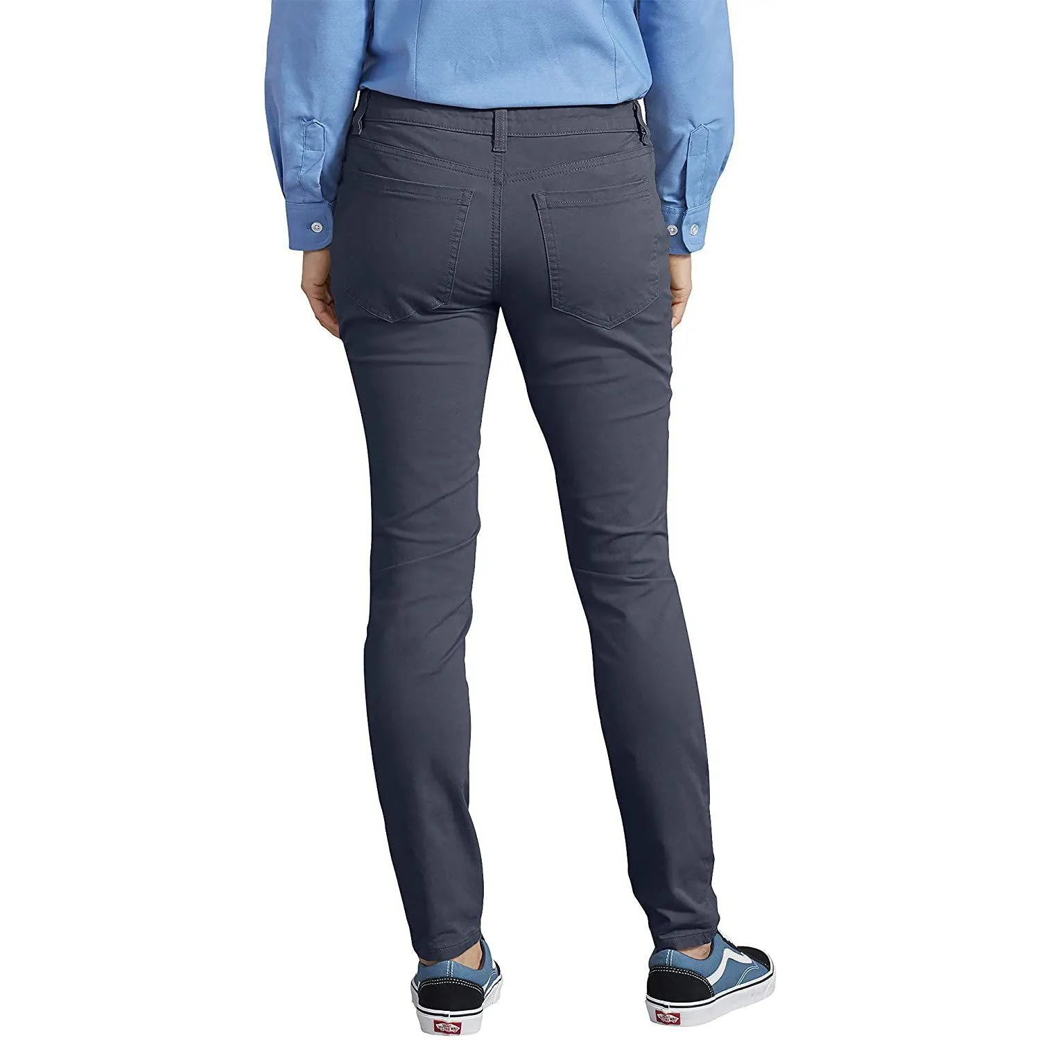 Dickies Women's Perfect Shape Twill Skinny 4 Pocket Pant