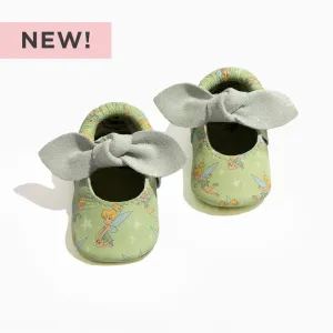Disney Tinker Bell Knotted Bow Baby Shoe
