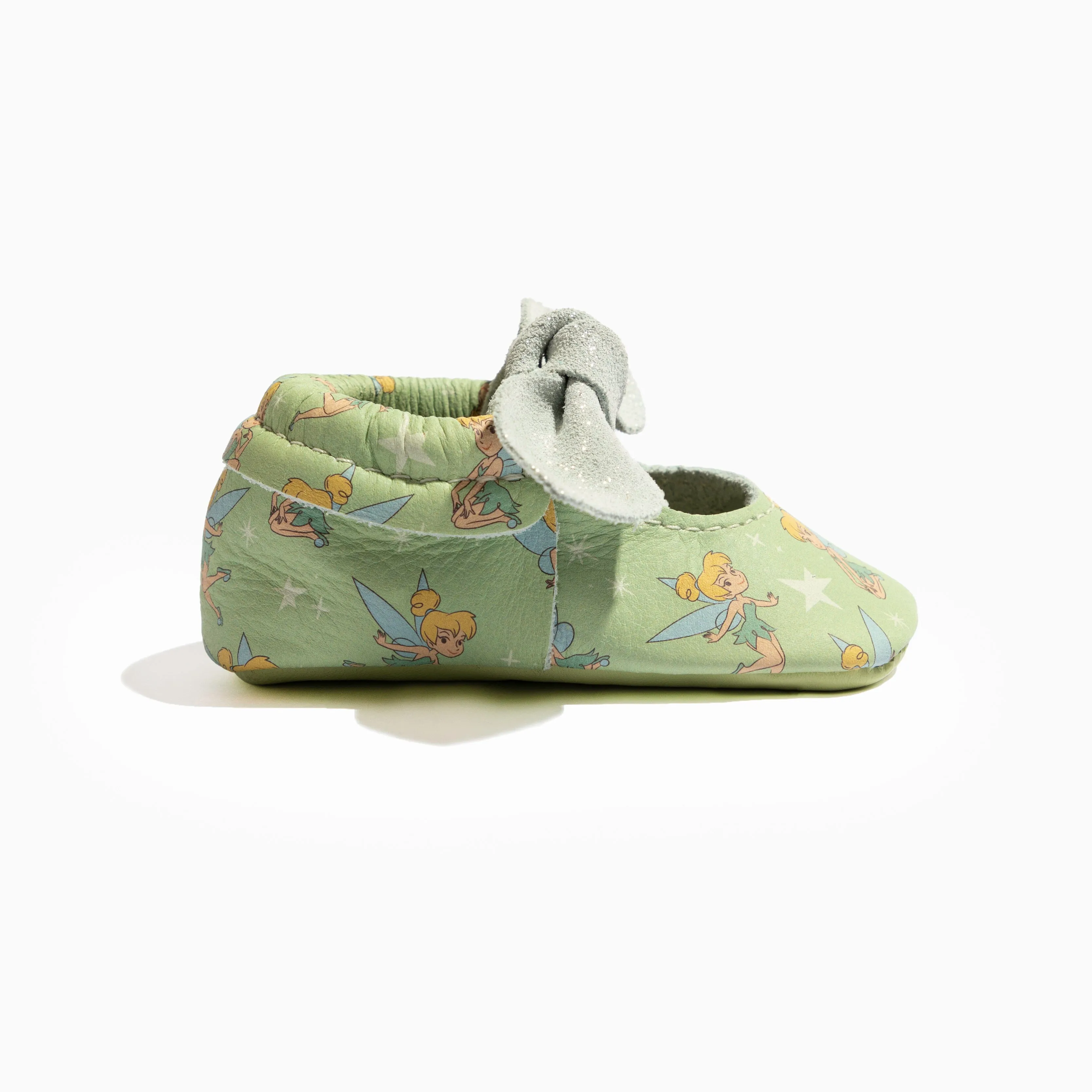 Disney Tinker Bell Knotted Bow Baby Shoe