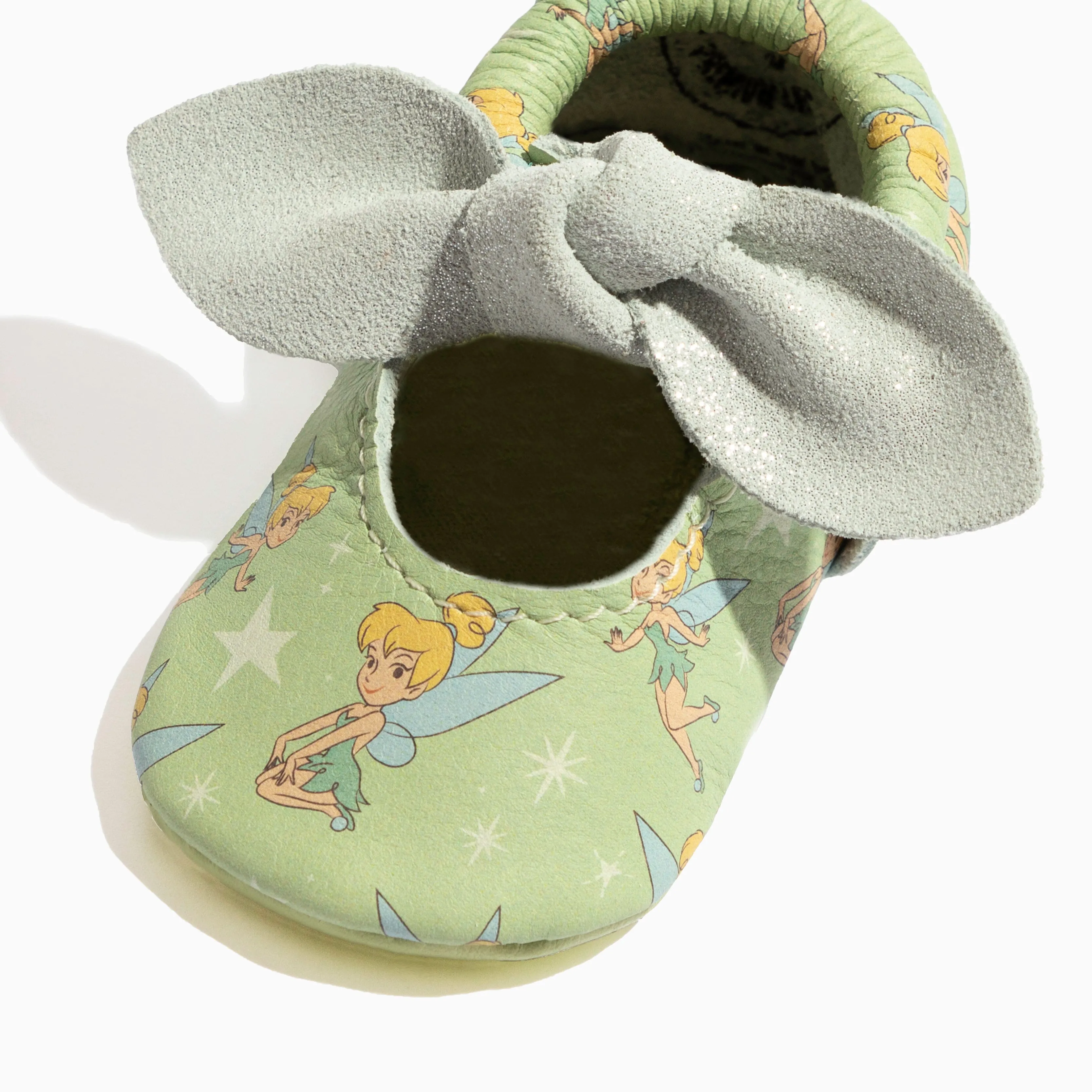 Disney Tinker Bell Knotted Bow Baby Shoe