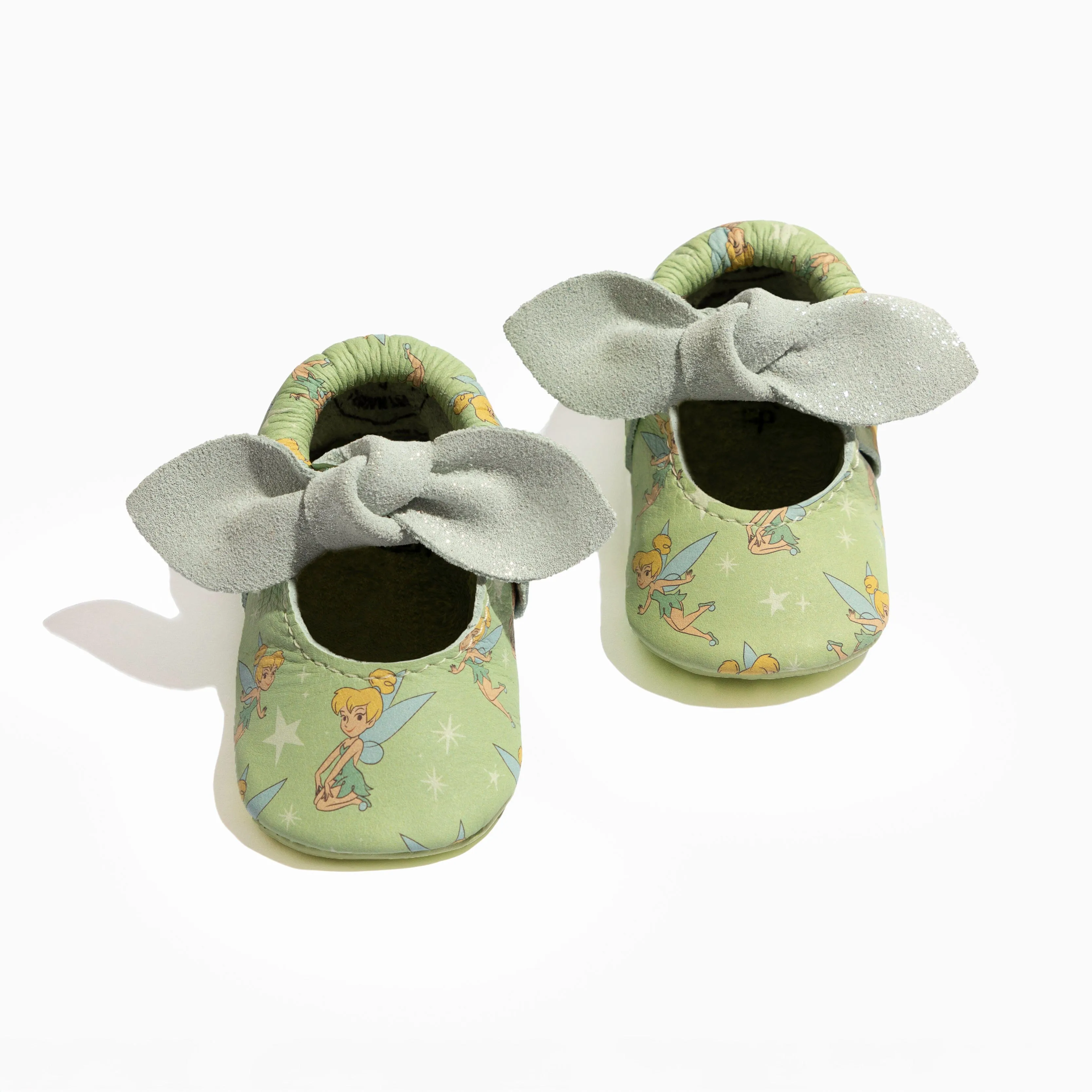 Disney Tinker Bell Knotted Bow Baby Shoe