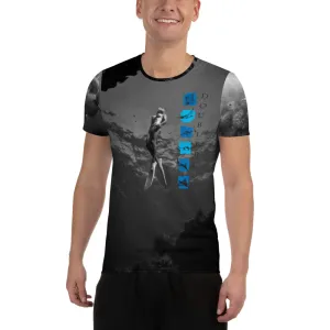 DoubleBlue Ocean Ecstasy All-Over Print Men's Athletic T-shirt