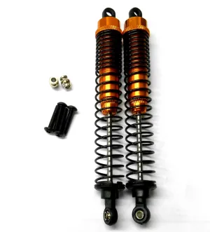 F180007O 1/10 Scale Off Road Truck RC Alloy Shock Absorber Damper 2 Orange 120mm