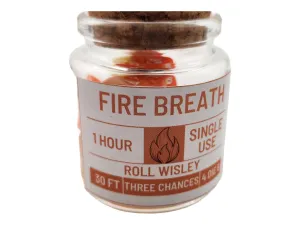 Fire Breath potion dice set