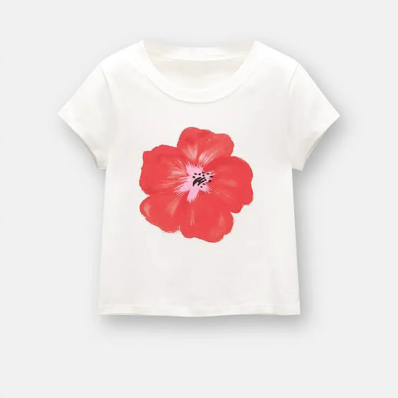 Floral print TEE-D806 | Inspanda
