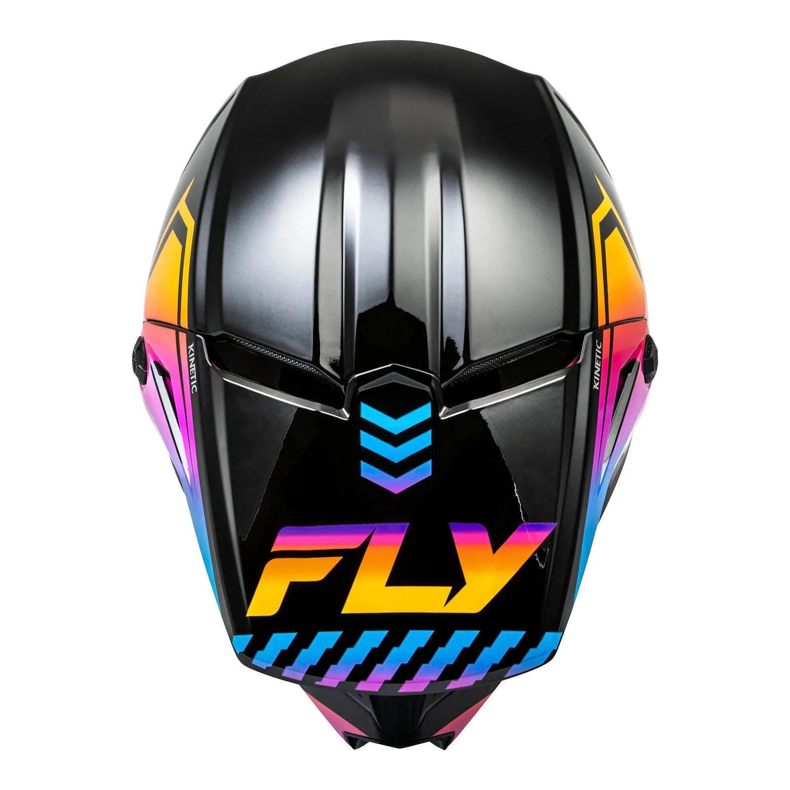Fly Racing 2024 Kinetic Menace Helmet - Black / Sunrise