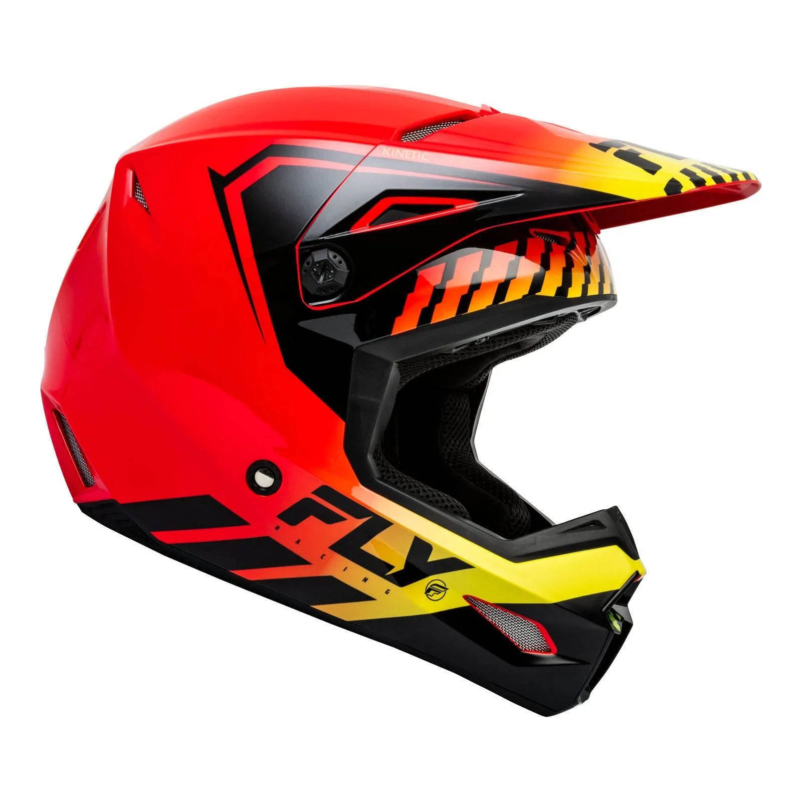 Fly Racing 2024 Kinetic Menace Helmet - Red / Black / Yellow