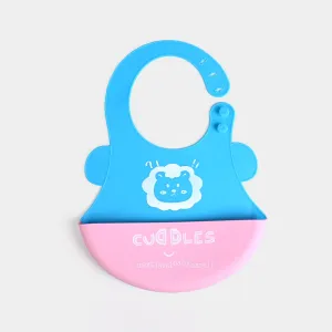 FOLD & GO CUDDLES SILICONE BABY BIB