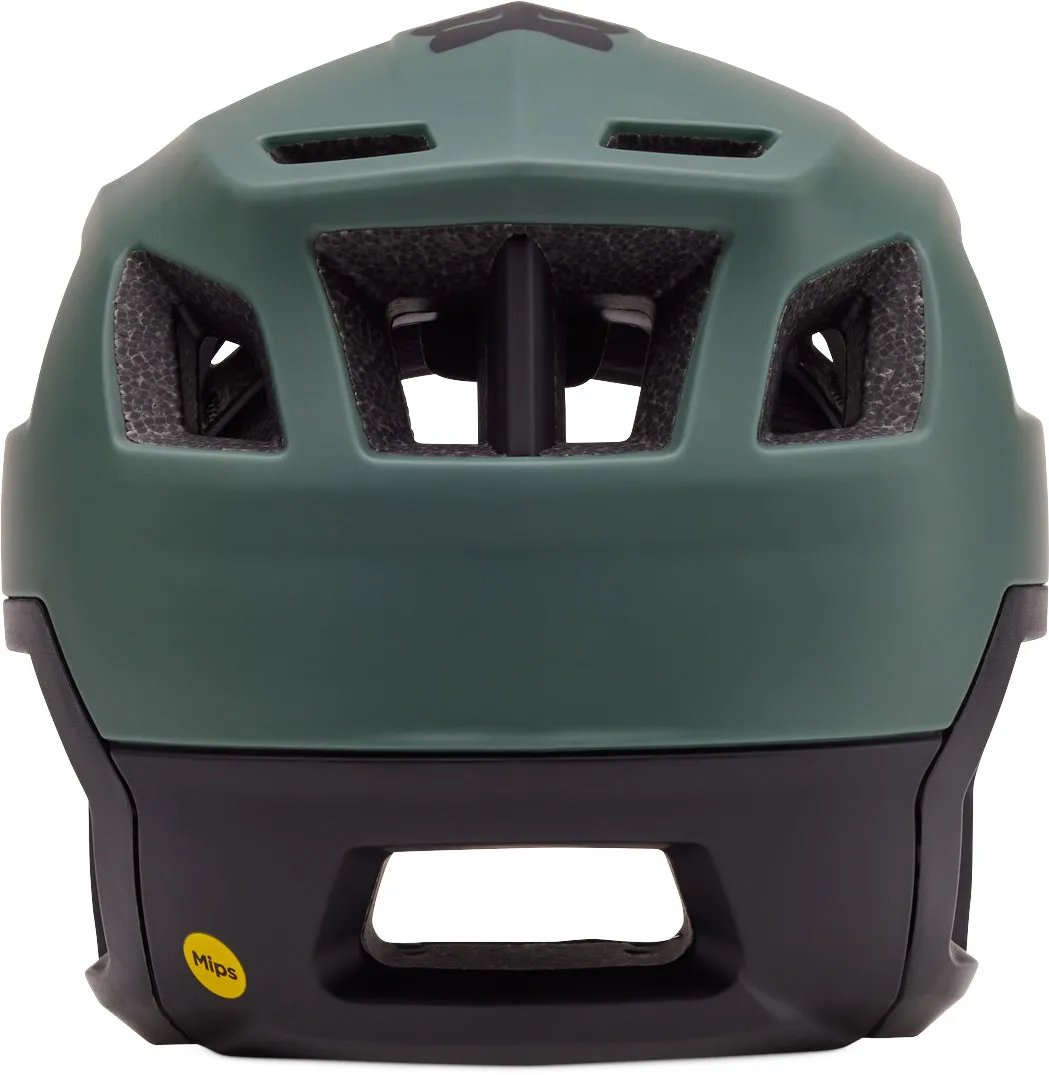 Fox DropFrame MTB Full Face Cycling Helmet - Green