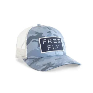 Free Fly Wave Snapback Water Camo
