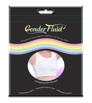 GENDER FLUID CHEST COMPRESSION BINDER WHITE 3XL
