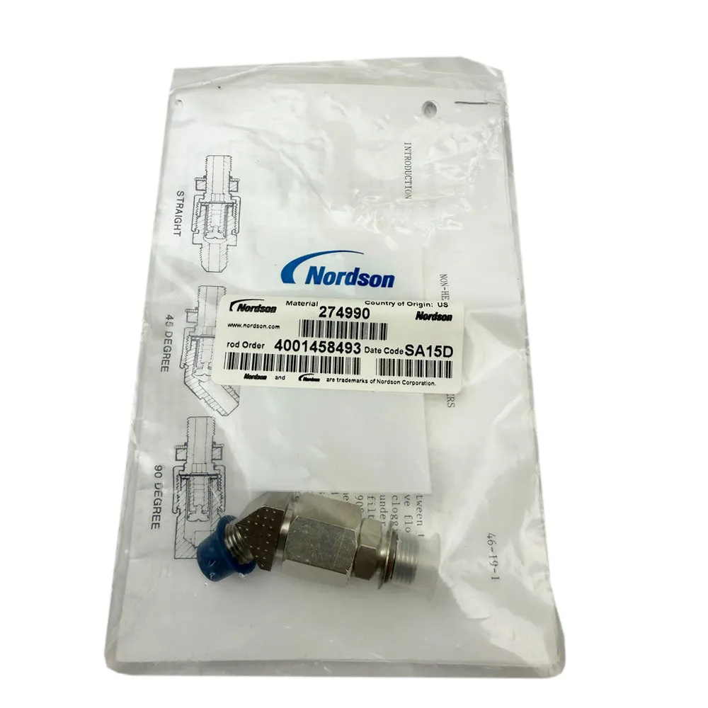 Genuine Nordson® 274990 100 Mesh 45 Degree Inline Filter Replacement