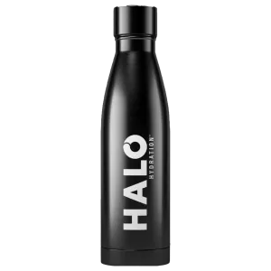 Halo Hydration Water Bottle Black