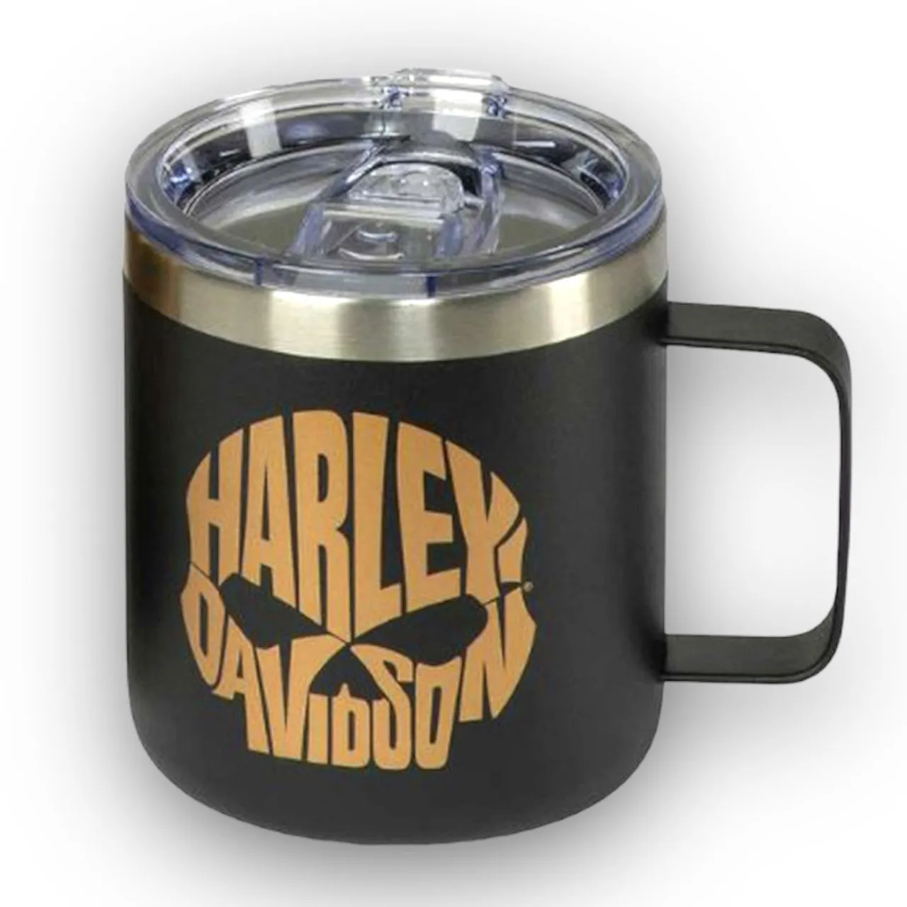 Harley-Davidson® Copper Skull Travel Mug & Water Bottle Set - Stainless Steel