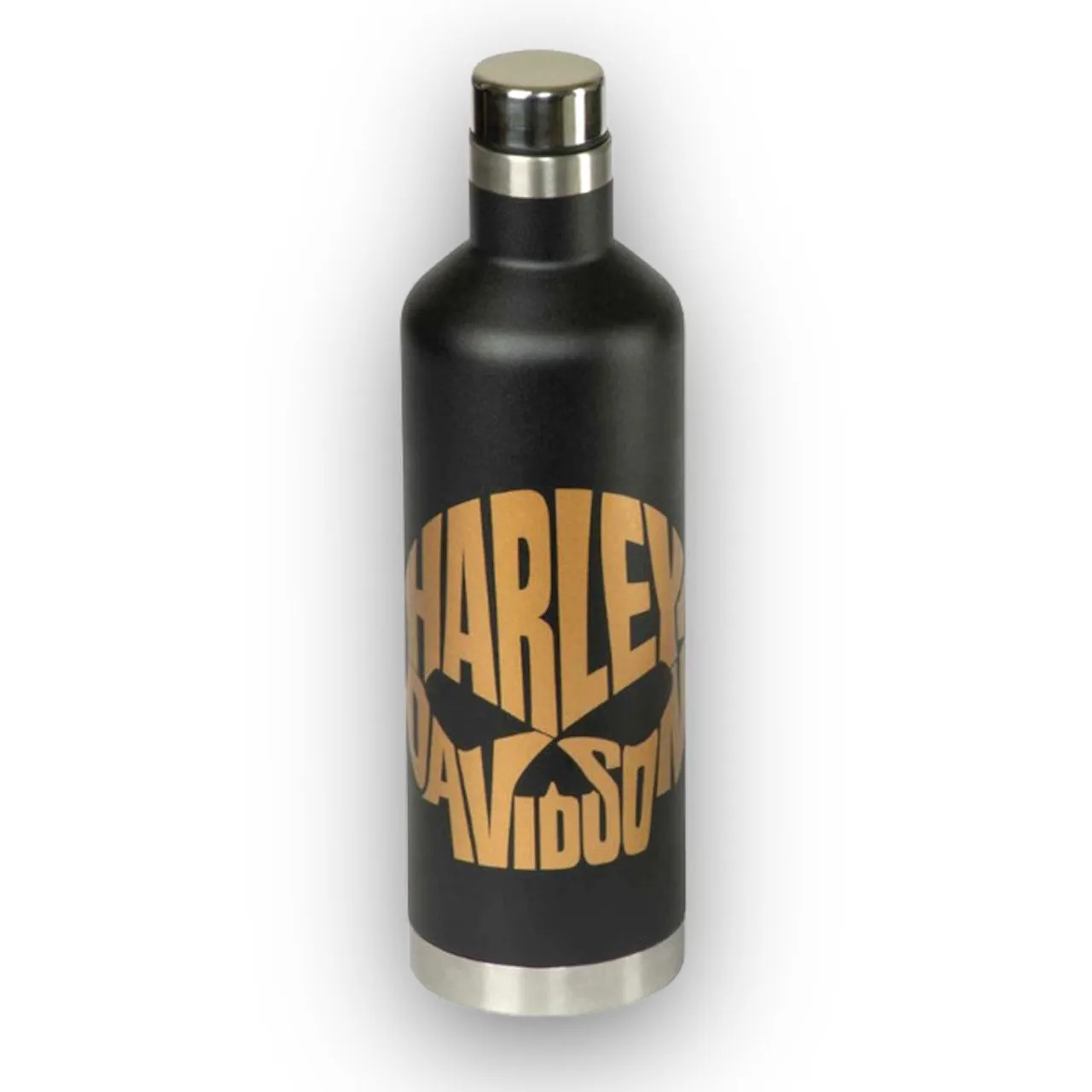 Harley-Davidson® Copper Skull Travel Mug & Water Bottle Set - Stainless Steel