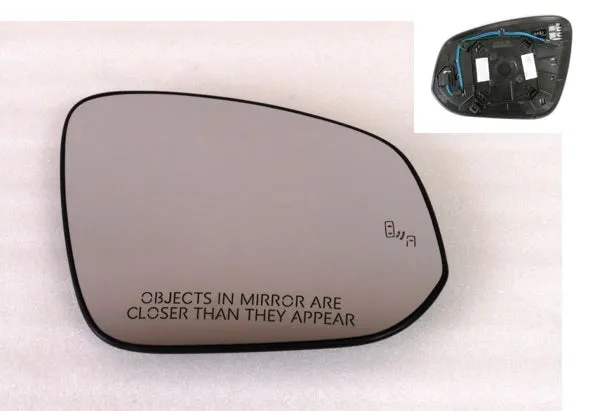 Heated Blind Spot Mirror Glass Similar to OEM for Toyota Tacoma 2019 - 2021