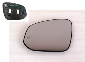 Heated Blind Spot Mirror Glass Similar to OEM for Toyota Tacoma 2019 - 2021
