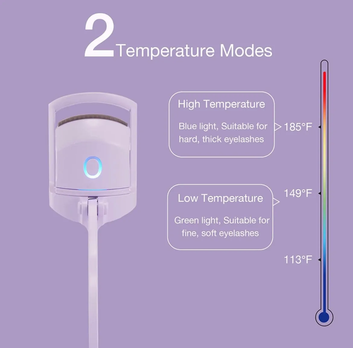 HEATED EYELASH CURLER