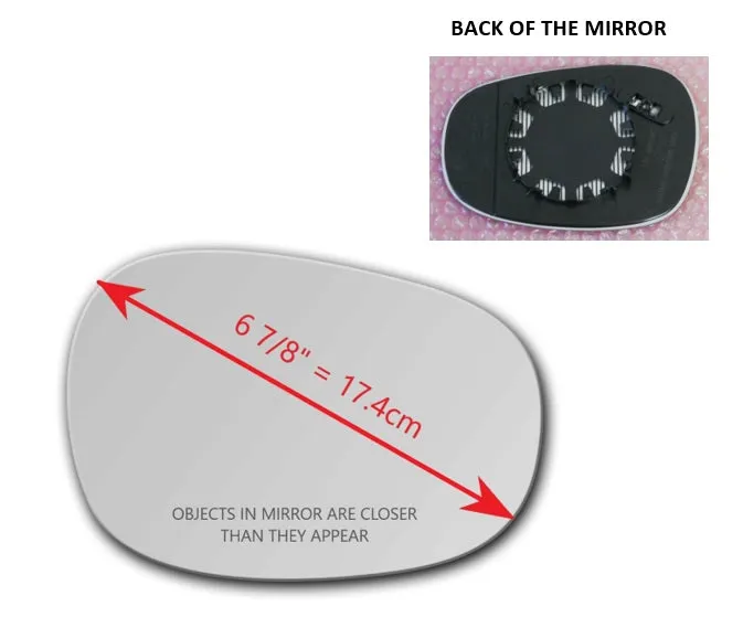 Heated Mirror Glass Similar to OEM for BMW E90 E91 E92 E93 335d 2009 - 2011